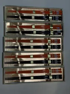 処分特価★未使用★輪島塗箸 5膳セット EXPO'88 青函博のサムネイル