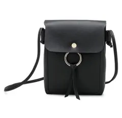 【新品】スマホショルダーバッグ ブラック ミニショルダーバッグ ティーン