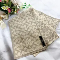 ✨COACH コーチ マフラー スカーフ ストール ショール シグネチャー