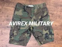 ミリタリー AVIREX カーゴ ハーフパンツ ショートパンツ 迷彩 カモフラのサムネイル