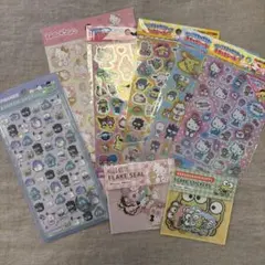 はぴだんぶいボンボンドロップシールとサンリオシール色々セット