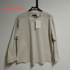 EMMAJAMS　エマジェイムス　長袖ブラウス　トップス　ベージュ　13号　新品