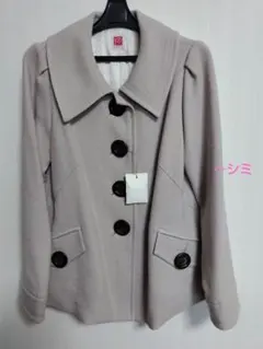 グレーベージュ ジャケット（ハーフコート）