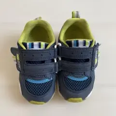 ムーンスター　スニーカー　ネイビー 14.0cm キャロット