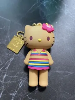 ハローキティ 日焼けキーホルダー 約7cm