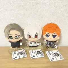 刀剣乱舞 んまほっぺ ぬいぐるみ ファミマ 3種セット髭切 膝丸 山鳥