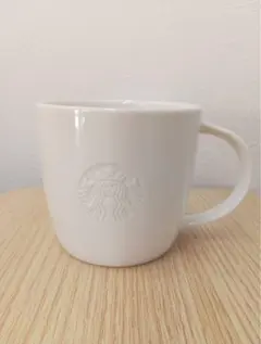【美品】スターバックス ホワイトマグカップ