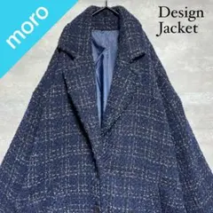 No.870 VINTAGE 古着 アウター デザインジャケット チェック柄