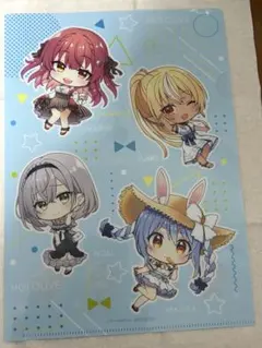 ホロライブ クリアファイル 宝鐘マリン 兎田ぺこら 白銀ノエル 不知火フレア