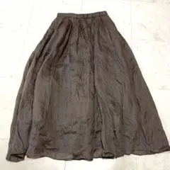 IENA イエナ フレア ロングスカート ウエストゴム 36