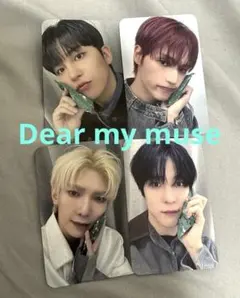ATEEZ DMM ラキドロ 特典トレカ 4枚