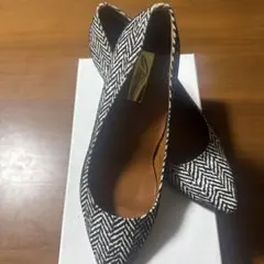 値下げ　美品　柄　パンプス　春、夏向け