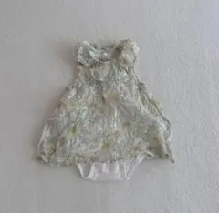 花柄ノースリーブワンピース 80サイズ　プティマイン