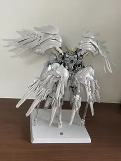 MGウイングガンダムゼロVer.Ka スノーホワイトプレリュード 全塗装
