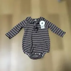 【美品タグ有り】& mignon 襟付きロンパース 80