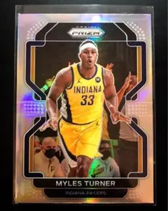 【J91】 NBA カード Myles Turner silver prizm