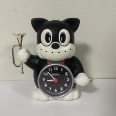 現状品　 のらくろクン 目覚まし時計 昭和レトロ ヴィンテージ のらくろクン アラーム付き 目覚まし時計 昭和レトロ 【時計が