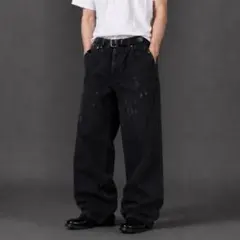 502 LEVI’S denim pants ブラック デニムパンツ W42のサムネイル