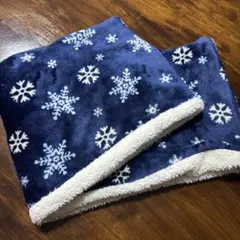 スヌードマフラー　雪の結晶