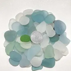 在庫処分 シーグラス 中粒 約150g No.03