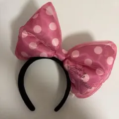 東京ディズニーリゾート ミニー カチューシャ ピンク ドット