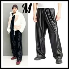 新品★adidas★黒★L★オーバーサイズファイヤーバードトラックパンツ★男女 adidas adidas(アディダス) ファイヤーバード オーバーサイズド