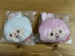 モンチッチ フェイスぬいぐるみ チムたんホワイト&ピンク