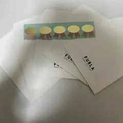 フルラ FURLA ギフト袋 ラッピング シール付 新品 5セット