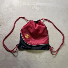 希少 90s nike マンチェスターユナイテッド ナップサック 白タグ y2k