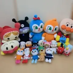 アンパンマン ぬいぐるみ まとめ売り　19点セット　おもちゃ　玩具
