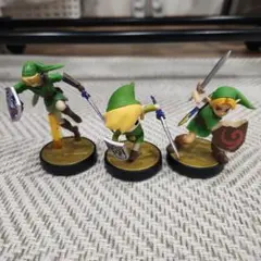amiiboゼルダの伝説 Link フィギュア 3体セット