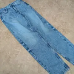 ライトブルーストレートデニム ハイウエスト