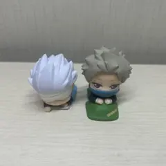 呪術廻戦 五条悟 狗巻棘 ミニフィギュア ガチャガチャ