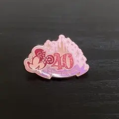 東京ディズニーリゾート 40周年記念ピンバッジ