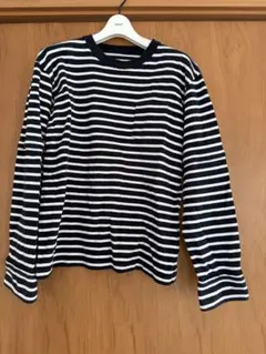 COMME des GARCONS HOMME 切替ボーダーカットソー ロンT - メルカリ