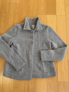 Cyrillus フランス　カーディガンジャケット　グレー