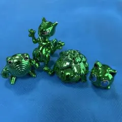 ポケモン　メタルフィギュア　プラスチック製　4個まとめ売り　レトロ
