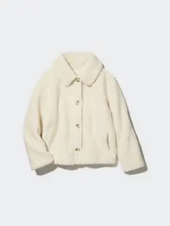 ユニクロ ボアジャケット XL クリーム色