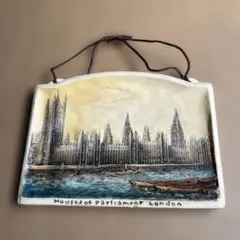 IVOREX イギリス製 壁掛け レリーフ ロンドン国会議事堂