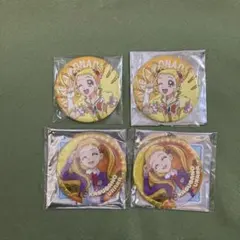 プリキュア　キュアレモネード　春日野うらら　缶バッジ 4個セット