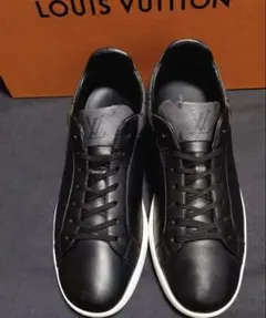 ルイヴィトン スニーカー ルクセンブルグ・ライン モノグラム柄デボス黒 27cm ルイヴィトン スニーカー ルクセンブルグ・ライン モノグラム柄デボス