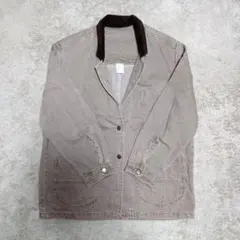 LEE RIVETED カバーオール カラーデニム ブラウン 茶色 コーデュロイ