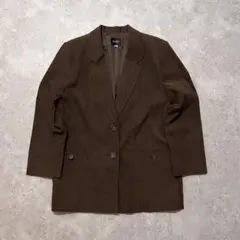ヴィンテージ テーラードジャケット ブラウン 90s