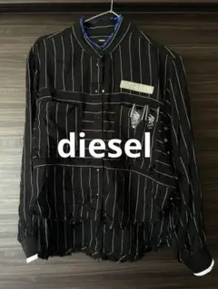 【希少・極美品】DIESEL（ディーゼル）デザインシャツ ストライプのサムネイル