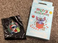 ディズニーストア スティッチピンバッジ クリスマス