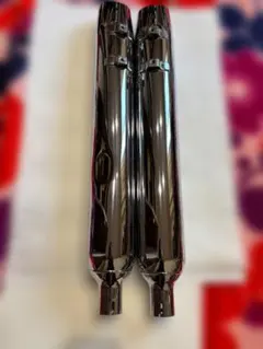 極上品】ホンダ CL 当時物 マフラーガード ロング 新規メッキ加工済 防