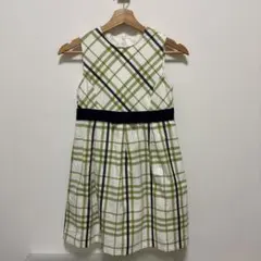 COMME CA FILLEノースリーブ チェック柄 ワンピース 発表会のサムネイル