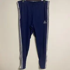 adidas アディダス ネイビー 3本ライン ジャージパンツ 2XO