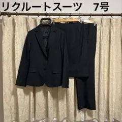 THE SUIT COMPANY リクルートスーツ　黒　7号　3点セット　就活