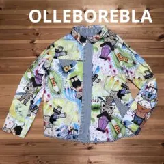 希少】OLLEBOREBLA アルベロベロ 総柄シャツ 羽織り 猫 ビンテージ 